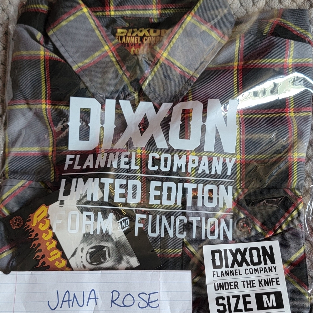 NIB Dixxon Flannel (under the knife)